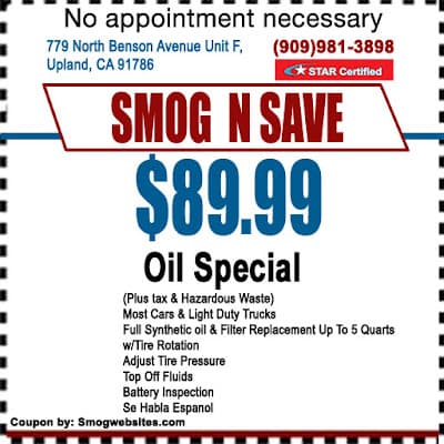 Oil Change Coupon